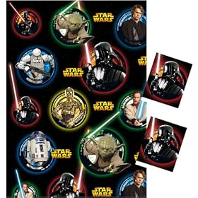 Star Wars Gift Wrap & Tags Pack - 2 of Each