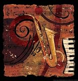 Jazz Music IV by CW Designs, Inc. poster print,16 in. x 16 in.