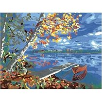 Autumm River Paint By Numbers