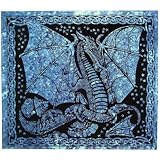 Review Old Glory  / Blue Winged Dragon Tapestry 90 X 110