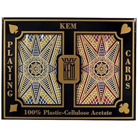  Kem Bridge Size Casino Club Stargazer Setup Playing Cards (Maroon/Blue)