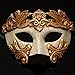 4everStore Gold Roman Masquerade Mask w/ Crackle Acrylic Paint