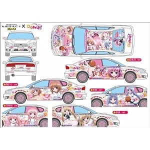 【クリックでお店のこの商品のページへ】Amazon.co.jp ｜ 1/24 きゃらdeCAR～るシリーズ No.35 ロウきゅーぶ！ /スバル レガシィB4 RSK ｜ ホビー 通販