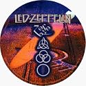Led Zeppelin - Round Crop Circles Logo - Sticker / Decal