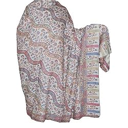Wool Shawl Antique Meditation Prayer Wrap 106 x 55 inches (psleyb194)