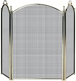Outdoor Living : UniFlame 3 Fold Solid Brass Premium Screen