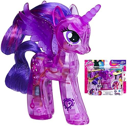 My Little Pony Sparkle Bright Light Up Princess Twilight Sparkle with Brushable Hair