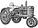 Farmall Tractor Rubber Stamp Vinage, Wm