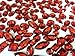 CraftbuddyUS 80 Red Faceted Acrylic Sew On, Stick on Diamante Crystal Rhinestone Gems