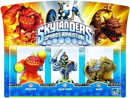 Skylanders - Triple Pack C: ChopChop, Bash, Eruptor