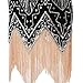 gastbypty Womens 1920's Vintage Gatsby Bead Sequin Deco Flapper Dress