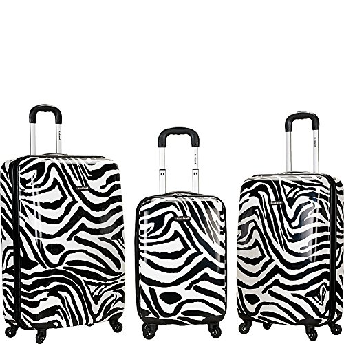 Rockland 3 Piece Safari Polycarbonate ABS Upright Set