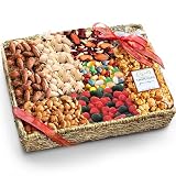 Fathers Day Sweets and Nuts Grand Gift Basket