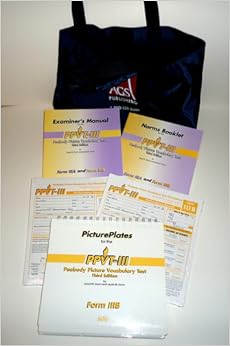 Peabody Picture Vocabulary Test: Test Kit for Form IIIB (PPVT-III ...