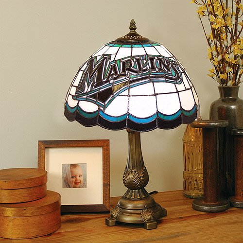 Florida Marlins Tiffany Table Lamp