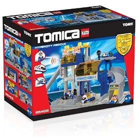 Tomy Tomica 85406 Hyper City Rescue Police Head Quarters Playset