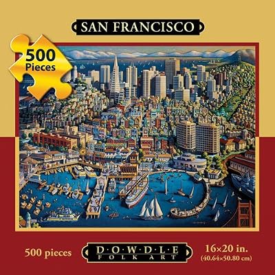 San Francisco 500pc 16x20 Jigsaw Puzzle by Eric Dowdle