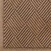 Andersen 221 Medium Brown Polypropylene WaterHog Fashion Diamond Entrance Mat, 6' Length x 3' Width, For Indoor/Outdoor