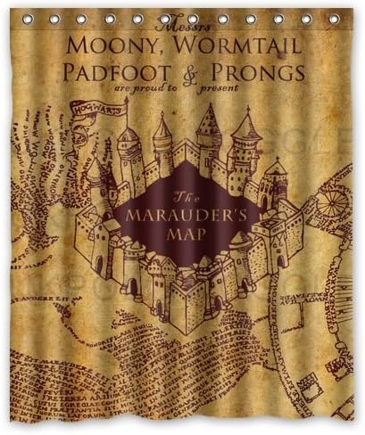 Bath Curtain Home Product Magic Novel Harry Potter Shower Curtain Mouldproof Waterproof Bathroom Curtain 152x182cm