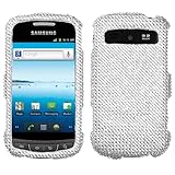 Silver Diamante Protector Cover(Diamante 2.0) for SAMSUNG R720 (Admire)