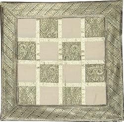 ShalinCraft Silk Pillow Case Room Decor Ideas 16x16 inches (bct160)