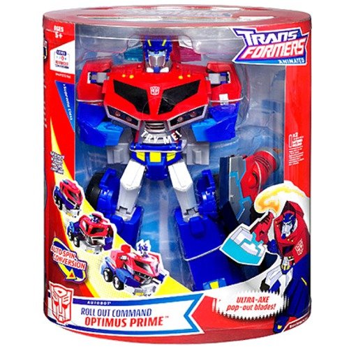61wWuZKV9cL Transformers Animated Action Figure Supreme Class Roll Out Command Optimus Prime