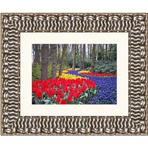 16x20 16 x 20 Picture Frame Silver w  Black Deep Compo .. 3.375'' wide by ArtToFrames