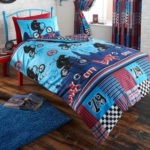 BMX Design UK Single/ US Twin Duvet and Pillowcase