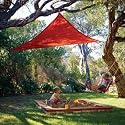 Coolaroo 9 ft 10" Triangle Party Shade Sail - Red
