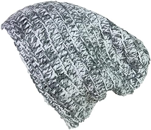 Bmc Headwear  - Slouchy Beanie - The Beeskie - Grey/white