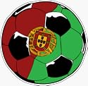 Portugal Soccer Ball Car Magnet