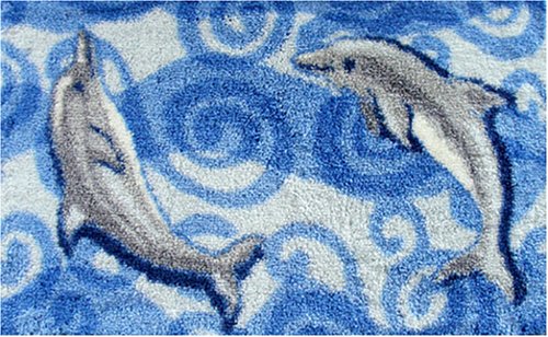 Pana 128324371 Badteppich ca. 110 x 65 cm kobalt