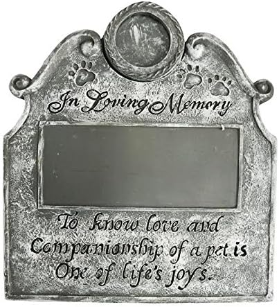 High Quality Pet Photo Memorial Garden Stone with Sympathy Poem