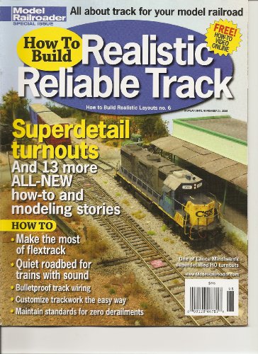 Model Railroader How to Build Realistic Reliable Track (November 2009)