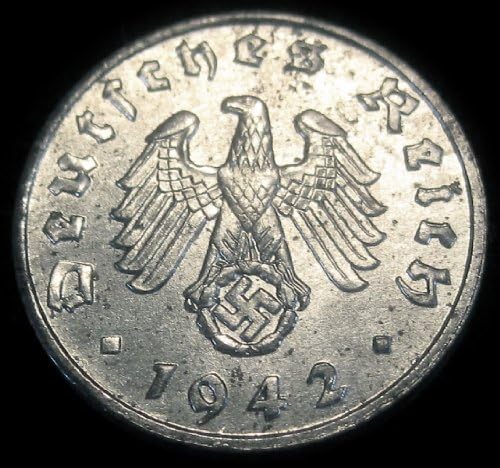 German Third Reich - 1942A Reichspfennig Coin