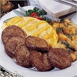 Gourmet Food : 72 Smoked Precut Patties - 1.25 oz. Ea