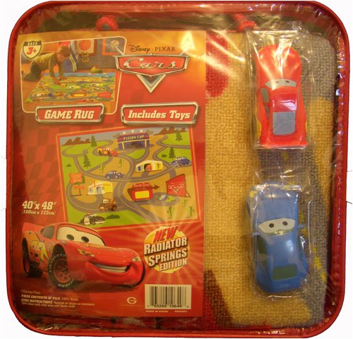 Childrens Toyshop  Toys : Dinsey Cars Play Rug Includes 2 Toys