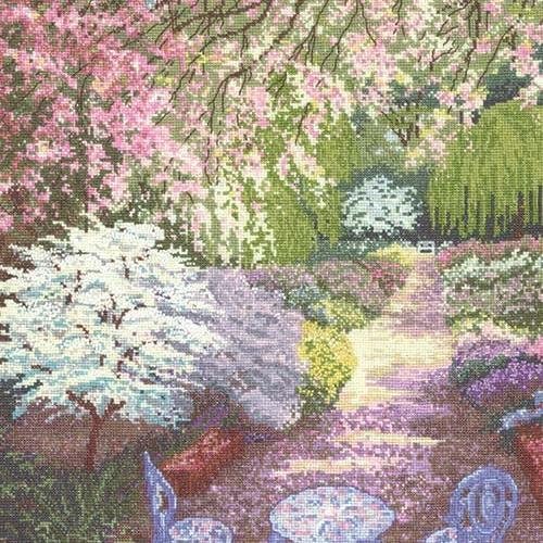 Cherry Blossoms Counted Cross-stitch Kit