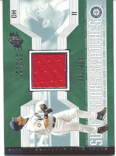 Edgar Martinez 2002 SPx Jersey Card #166 351/800 Seattle Mariners