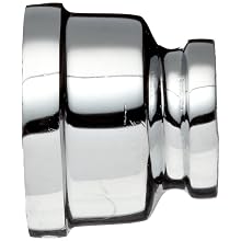 Chrome Plated Brass Pipe Fitting, Reducing Coupling, NPT Female