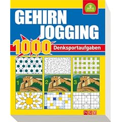 Gehirnjogging - 1000 Denksportaufgaben: Gehirnjogging im Riesenformat!