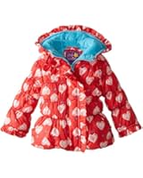 Pink Platinum Baby Girls' Allover Heart Puffer Jacket