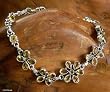 Citrine bracelet, 'Butterfly Blossom'