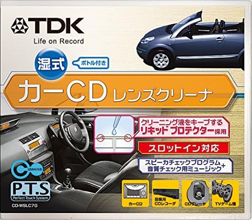 TDK CD lens cleaner car (wet) CD-WSLC7G (japan import)