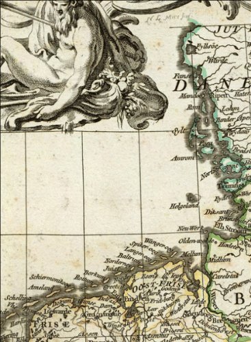 1771 VERY LARGE MAP WESTERN EUROPE FRANCE SPAIN UK MORE