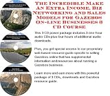 Buku tentang Gazebo item: The Incredible Make An Extra Income, Biz Networking and Sales Models for Gazebos On-line Businesses 3 CD Course