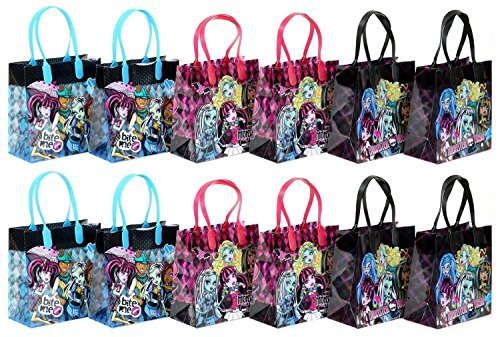 Mattel Monster High Party Favor Goodie Gift Bag - 6