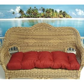 3-Piece Wicker Furniture Cushion Set - Solid Rave Cherry from Furniture Cushions