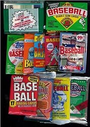 25 Original Unopened Packs of Vintage Baseball Cards (1980s-1990s)