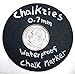 Chalkzies 0.7mm Extra Fine Point Liquid Chalk Marker • Waterproof • Premium Quality (4-Pack - White)